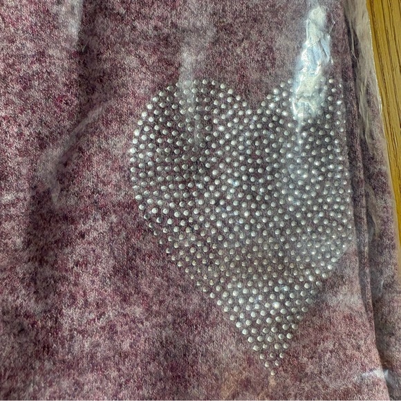 BumbleBella by Jill Martin Top Sz XS Heart Embellished Pink Shirt A622702 - Picture 4 of 6